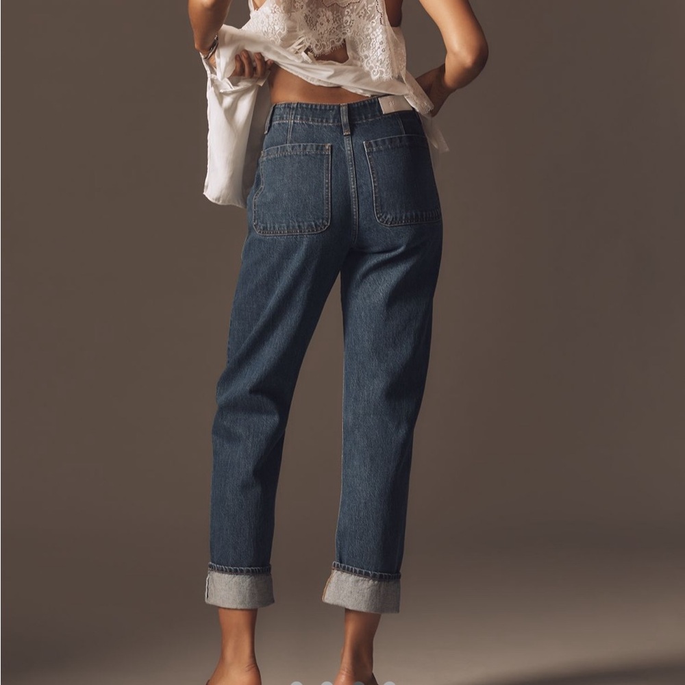 Re/Done Originals The Bender Straight Jeans in Rustic Indigo Size 25 - Picture 2 of 7